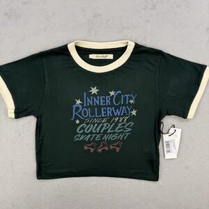Honor The Gift‎ Shirt Women's Inner City Rollerway Tee T-Shirt Green Size L NWT